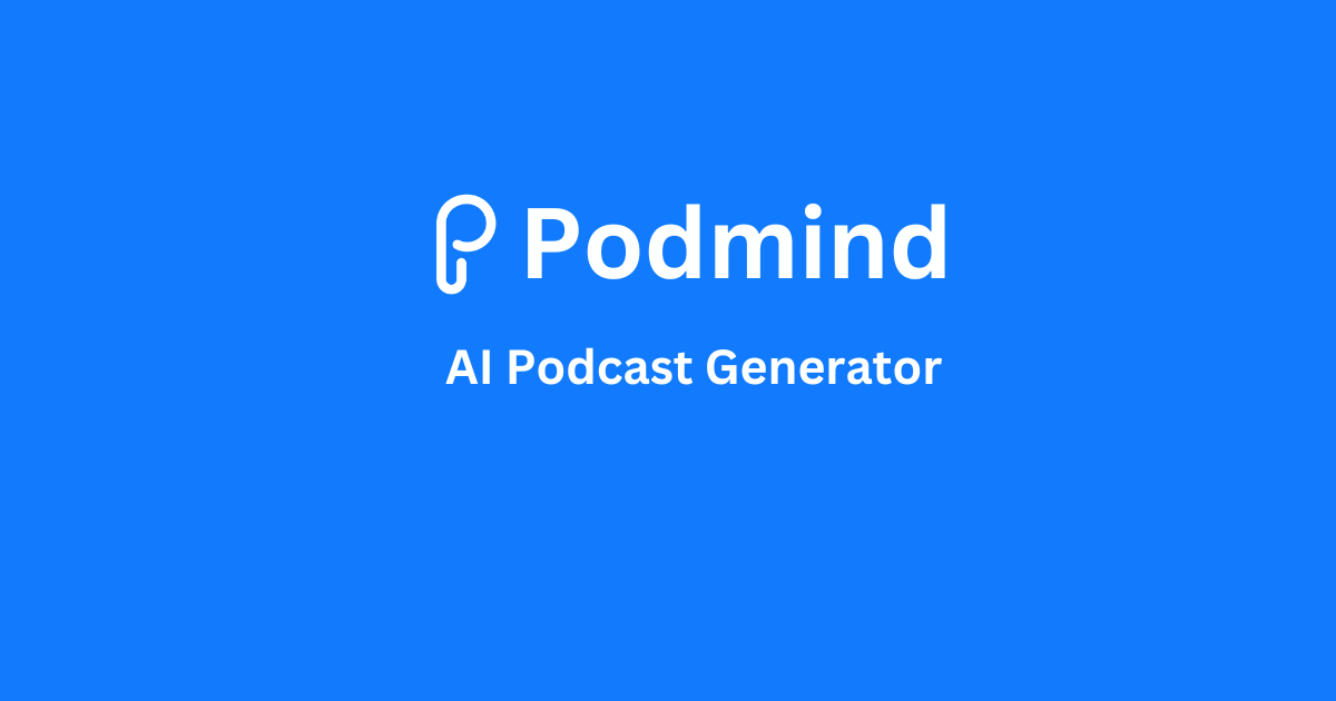 AI Podcast Generator | Create Professional AI Podcasts - PodMind